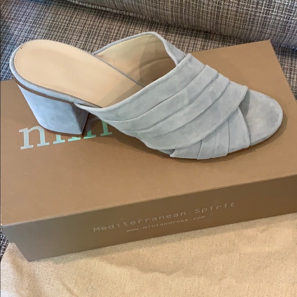 ANTHROPOLOGIE MINT & ROSE Agatha Adriatico heel - Picture 4 of 10